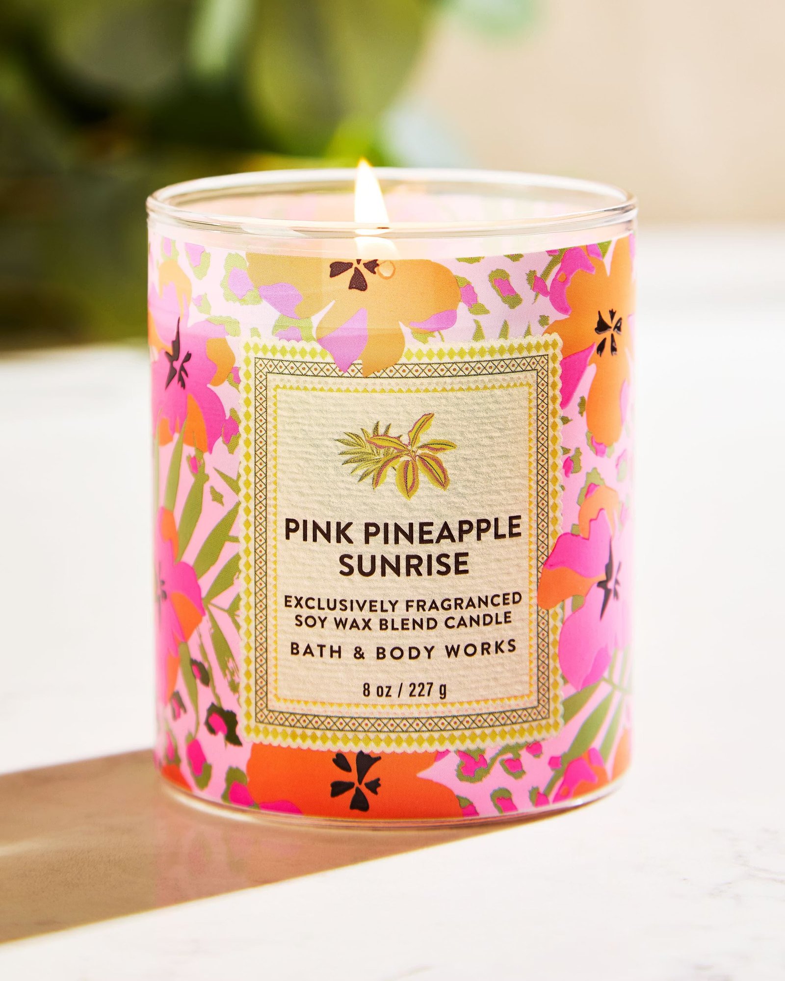 Pink Pineapple Sunrise Single Wick Candle - Image 6