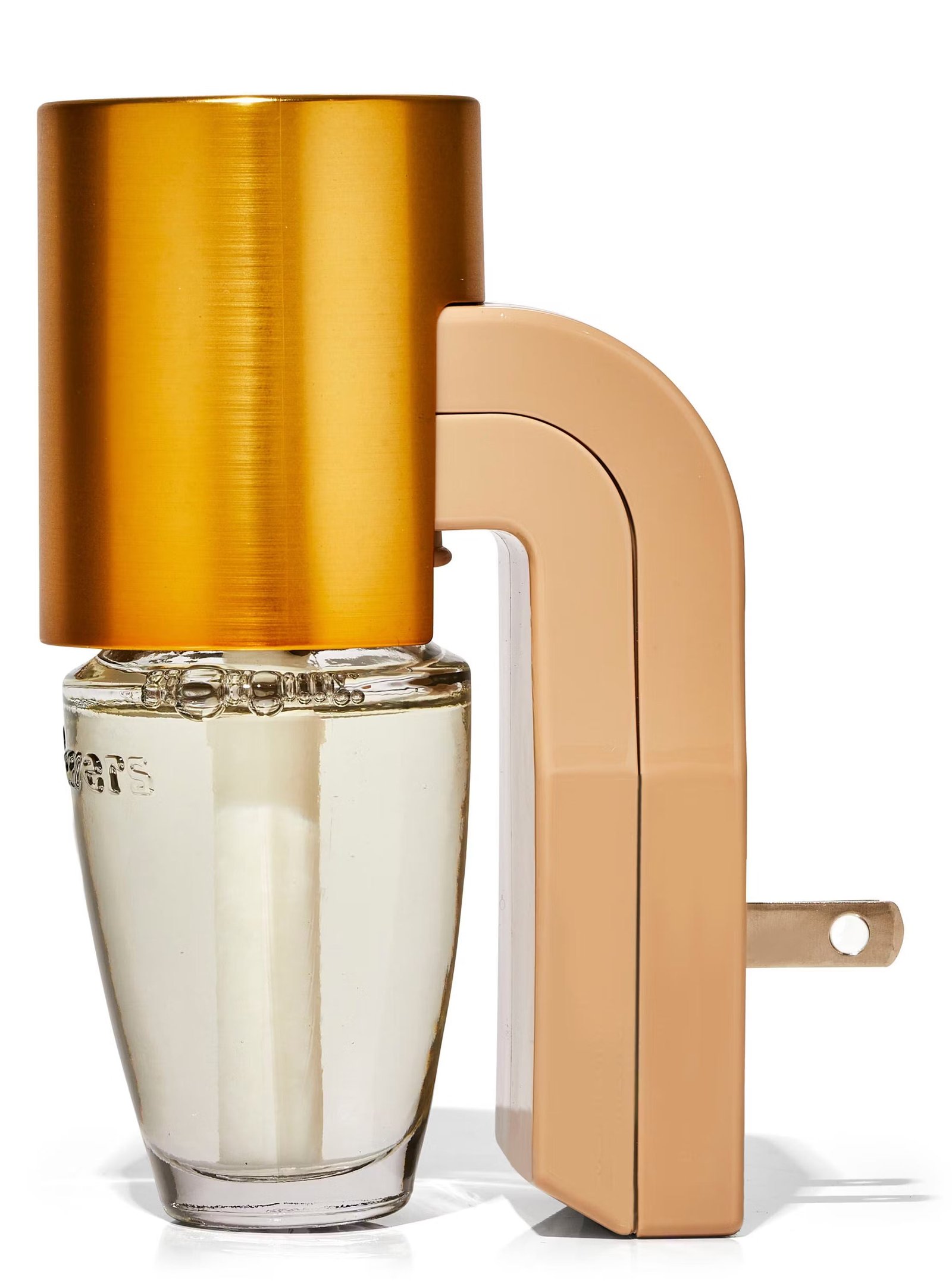 Metallic Brass Cylinder Wallflowers Scent Control™ Fragrance Plug - Image 3