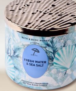 Alternative view of Fresh Water & Sea Salt 3-Wick Candle