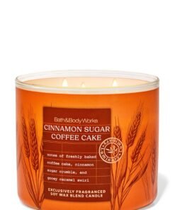 Alternative view of Cinnamon Sugar Coffee Cake 3-Wick Candle