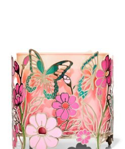 Butterflies In The Garden 3-Wick Candle Holder