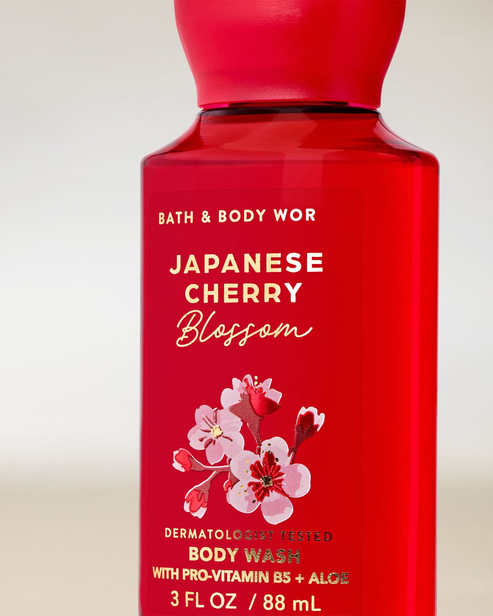 Japanese Cherry Blossom Travel Size Body Wash - Image 2