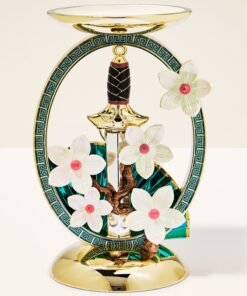 Mulan Pedestal 3-Wick Candle Holder