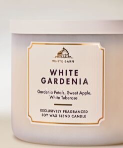 Alternative view of White Gardenia 3-Wick Candle