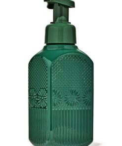 Dark Green Floral Gentle & Clean Foaming Hand Soap Dispenser