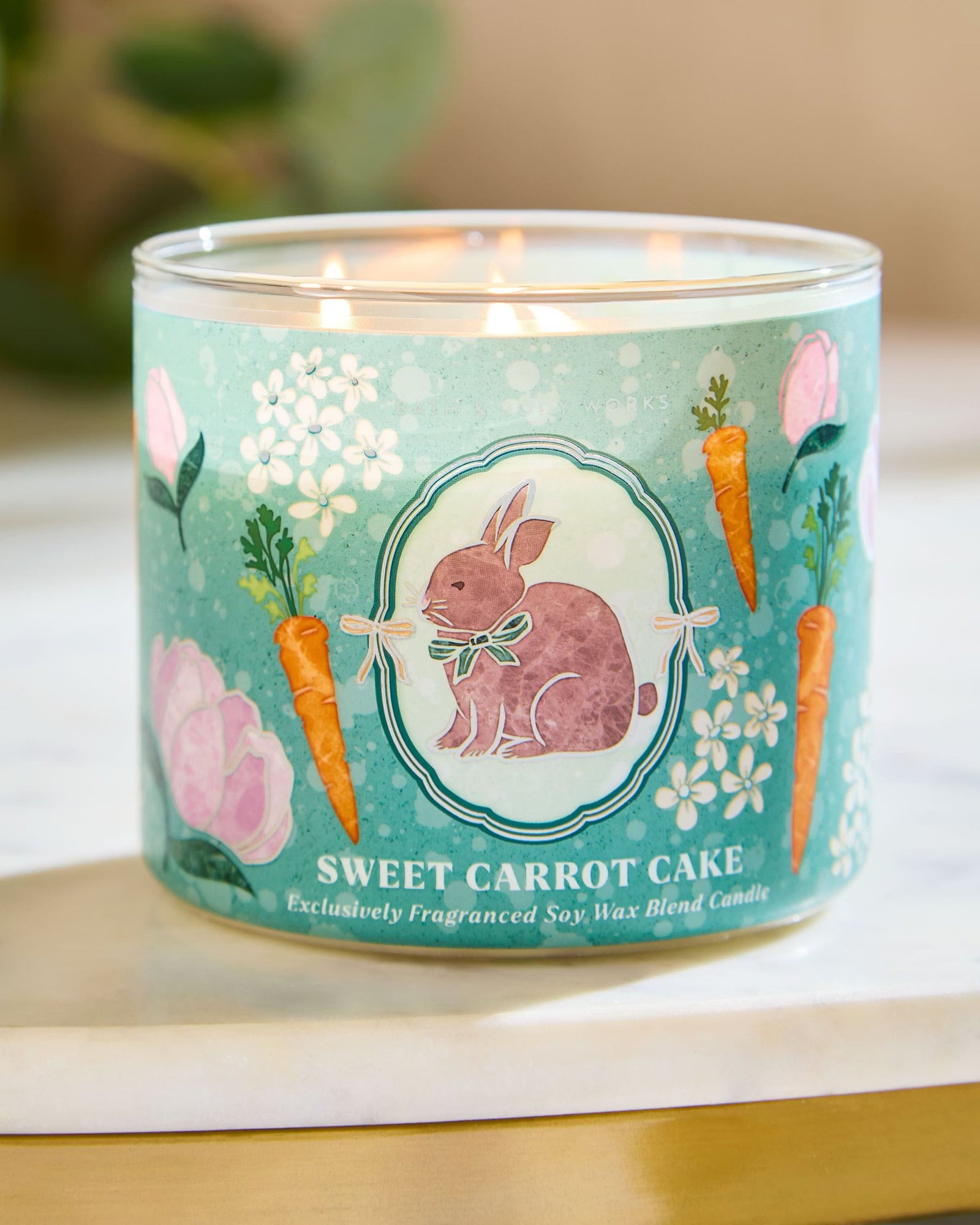 Sweet Carrot Cake 3-Wick Candle - Image 6