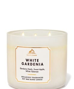 Alternative view of White Gardenia 3-Wick Candle