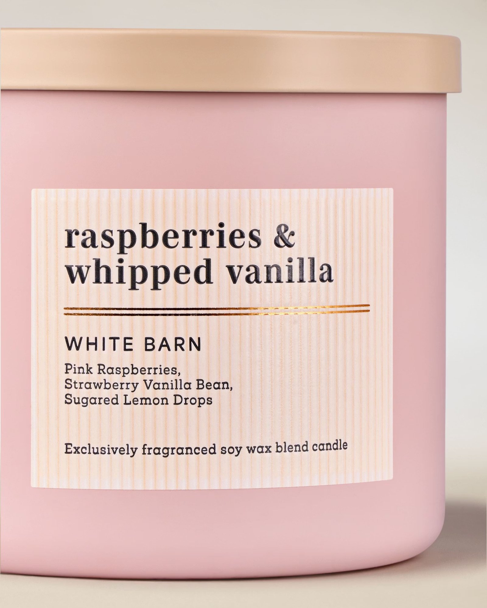 Raspberries & Whipped Vanilla 3-Wick Candle - Image 2
