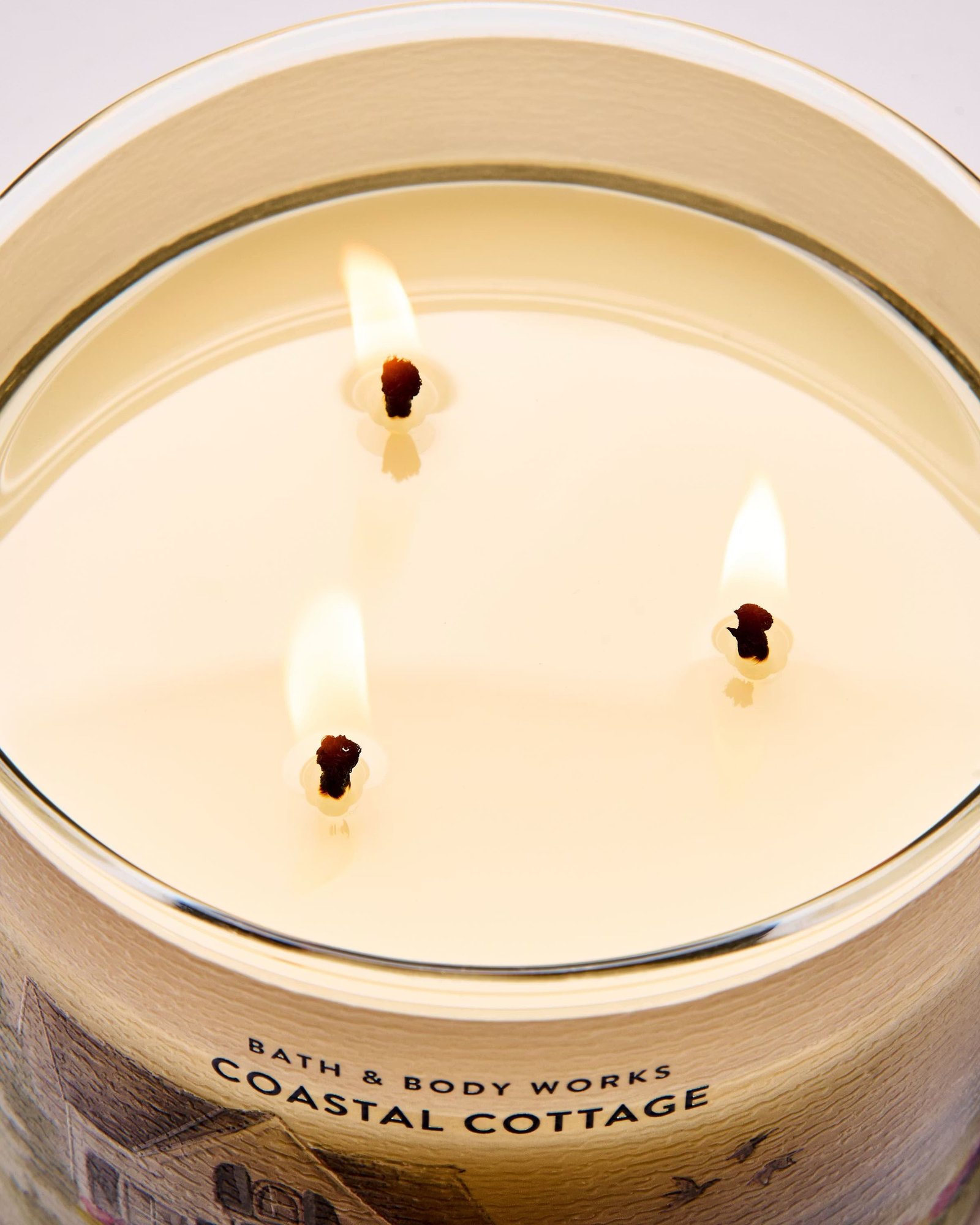 Coastal Cottage 3-Wick Candle - Image 5