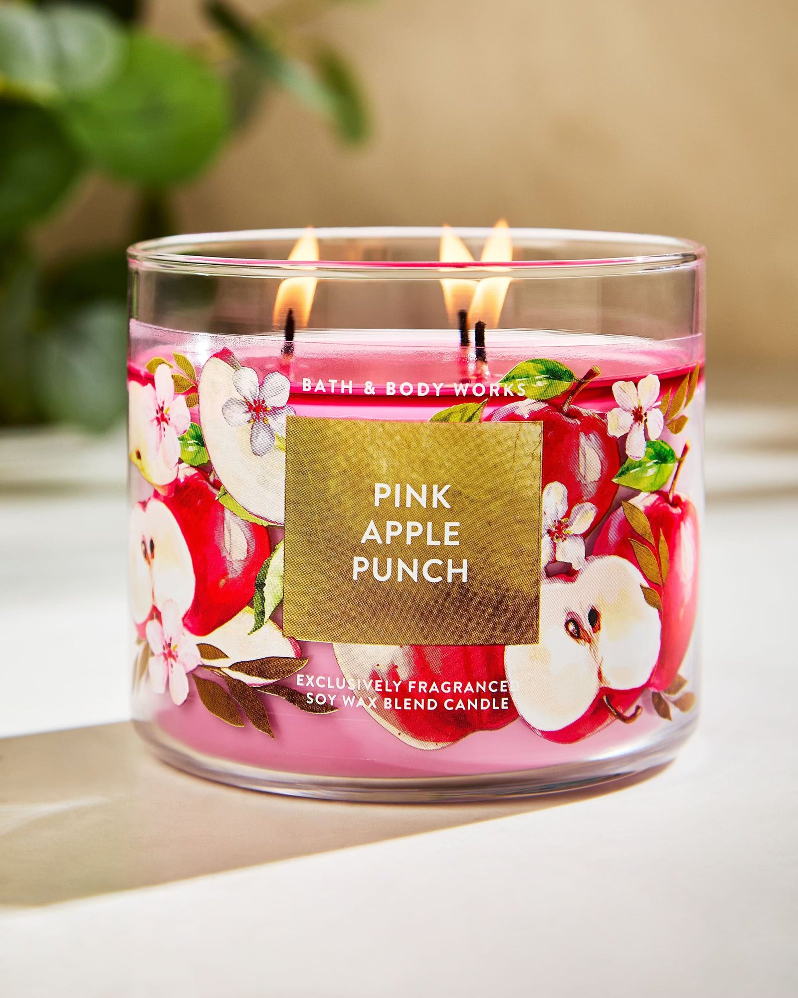 Pink Apple Punch 3-Wick Candle - Image 5