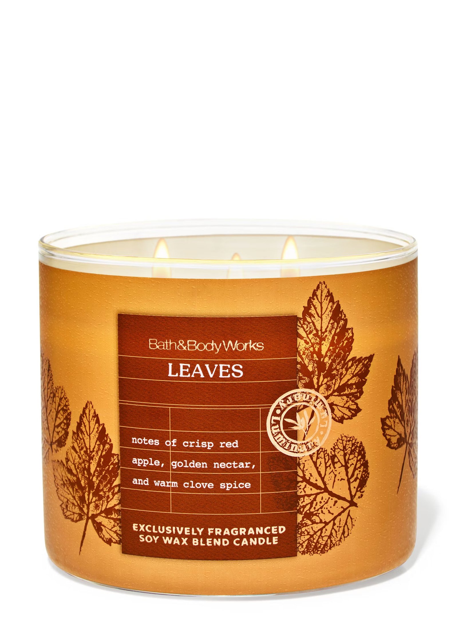 Leaves 3-Wick Candle - Image 2