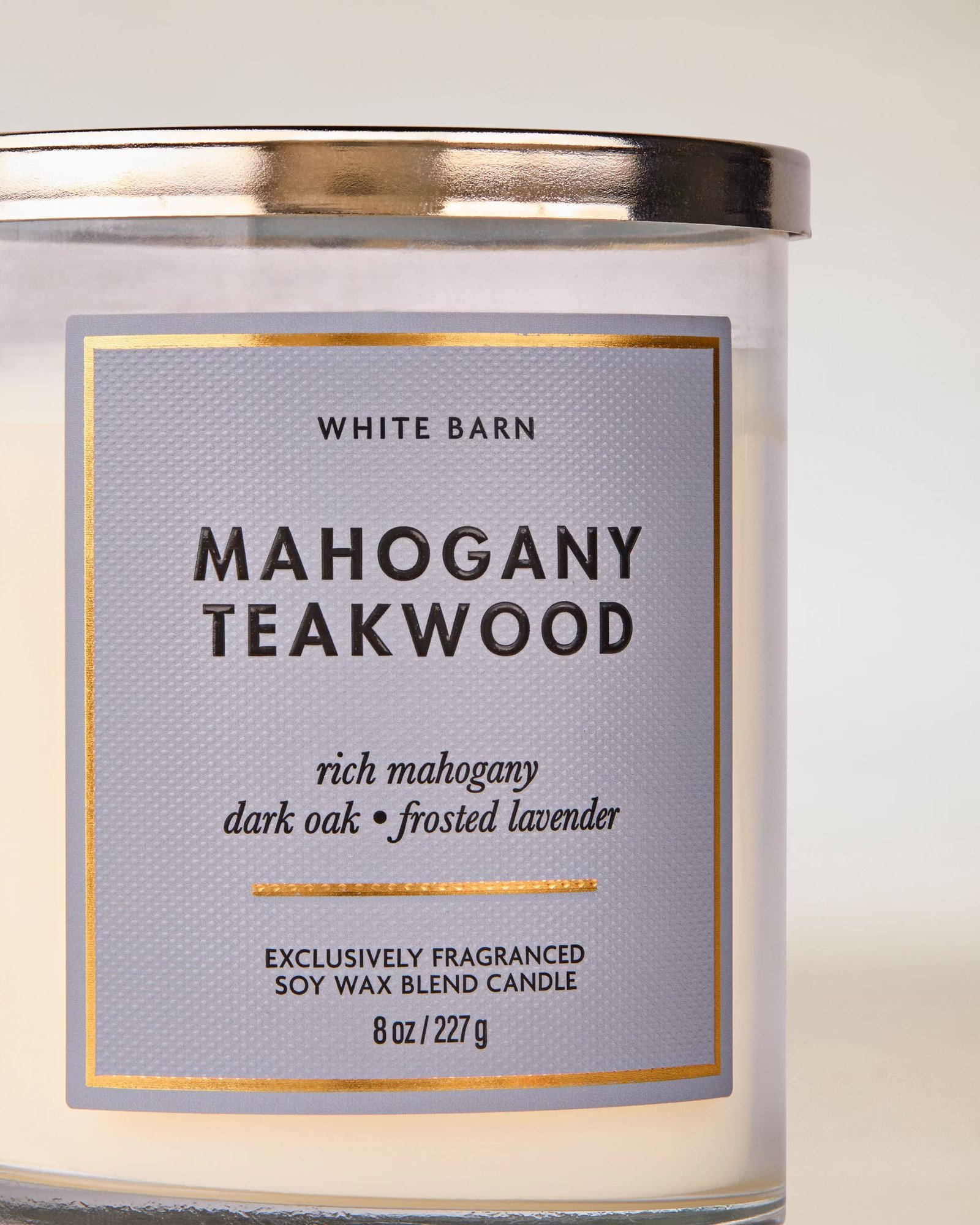 Mahogany Teakwood Single Wick Candle - Image 2