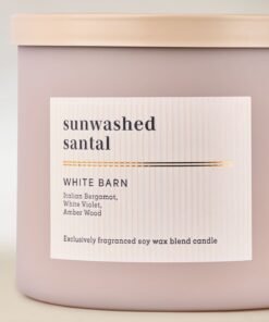 Alternative view of Sunwashed Santal 3-Wick Candle