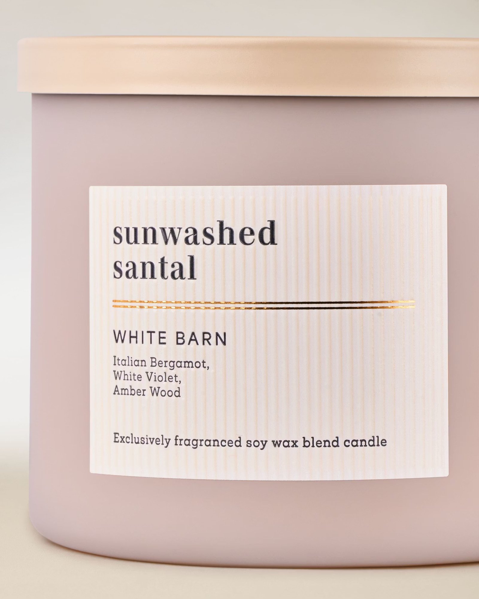 Sunwashed Santal 3-Wick Candle - Image 2