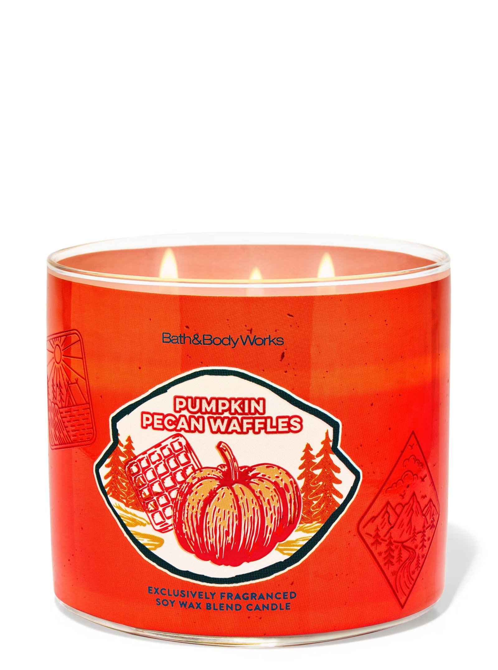 Pumpkin Pecan Waffles 3-Wick Candle