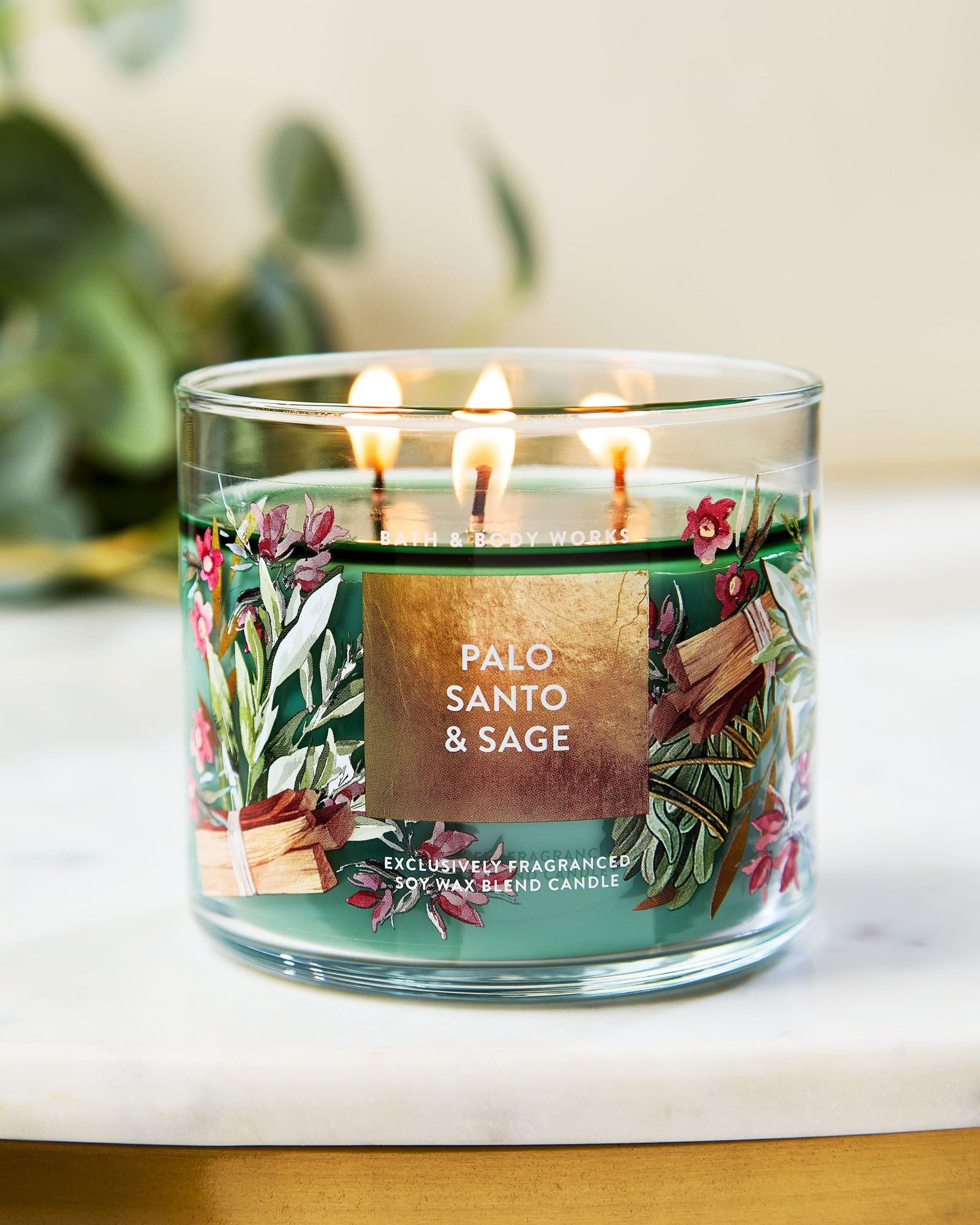 Palo Santo & Sage 3-Wick Candle - Image 6