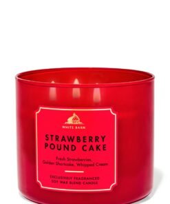 Alternative view of Strawberry Pound Cake 3-Wick Candle