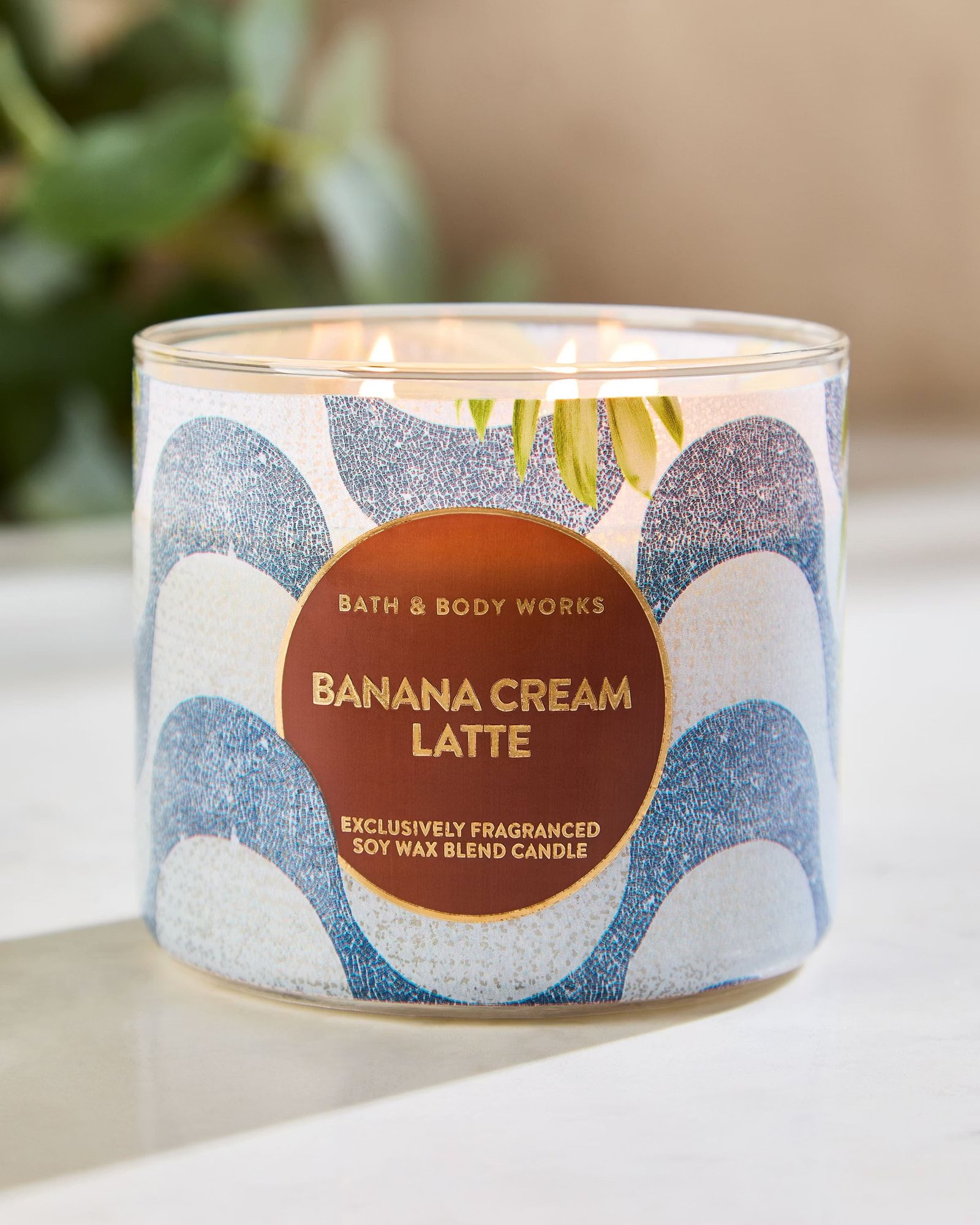 Banana Cream Latte 3-Wick Candle - Image 5