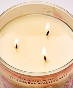 Alternative view of Strawberry Peach Sunset 3-Wick Candle