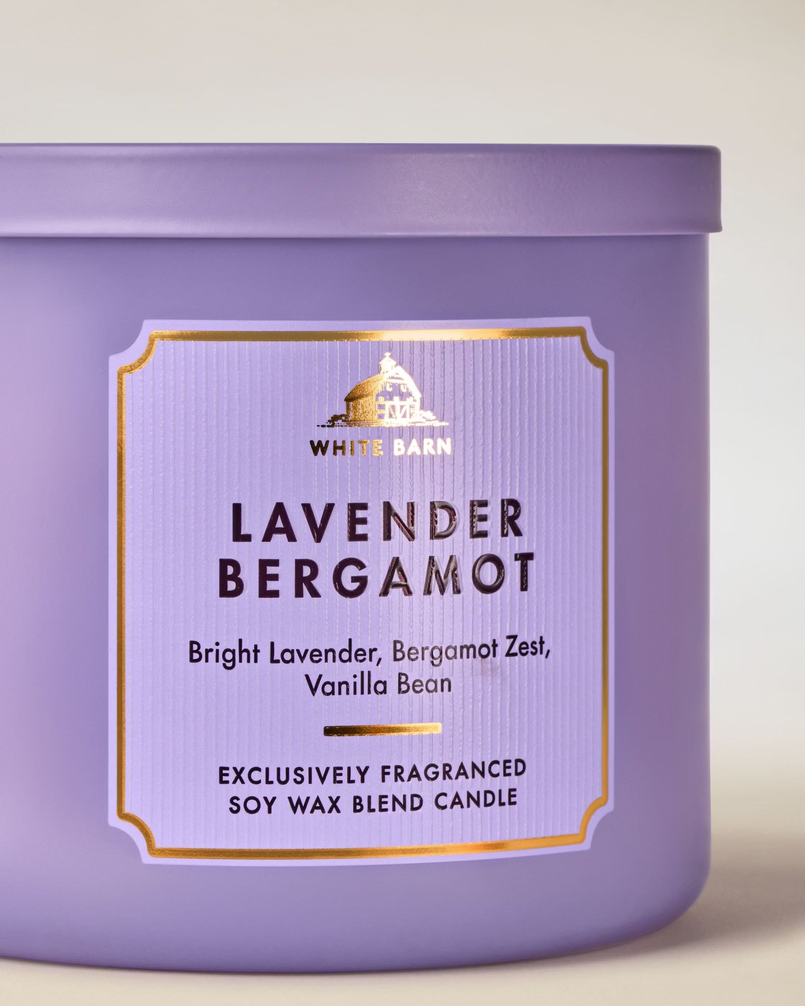 Lavender Bergamot 3-Wick Candle - Image 2