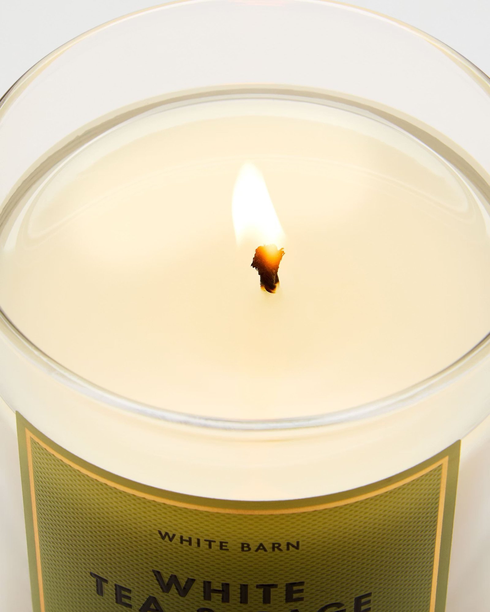 White Tea & Sage Single Wick Candle - Image 5