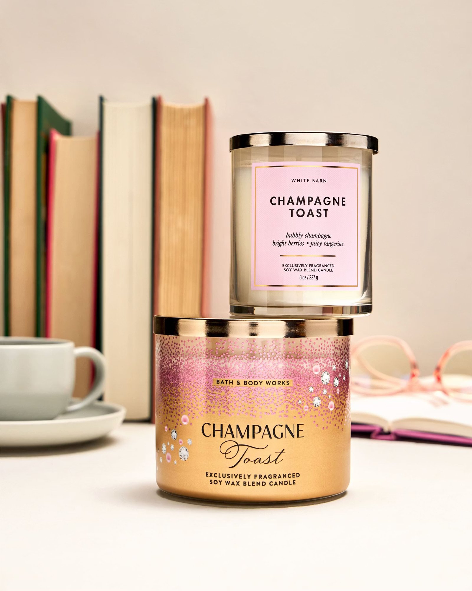 Champagne Toast Single Wick Candle - Image 6