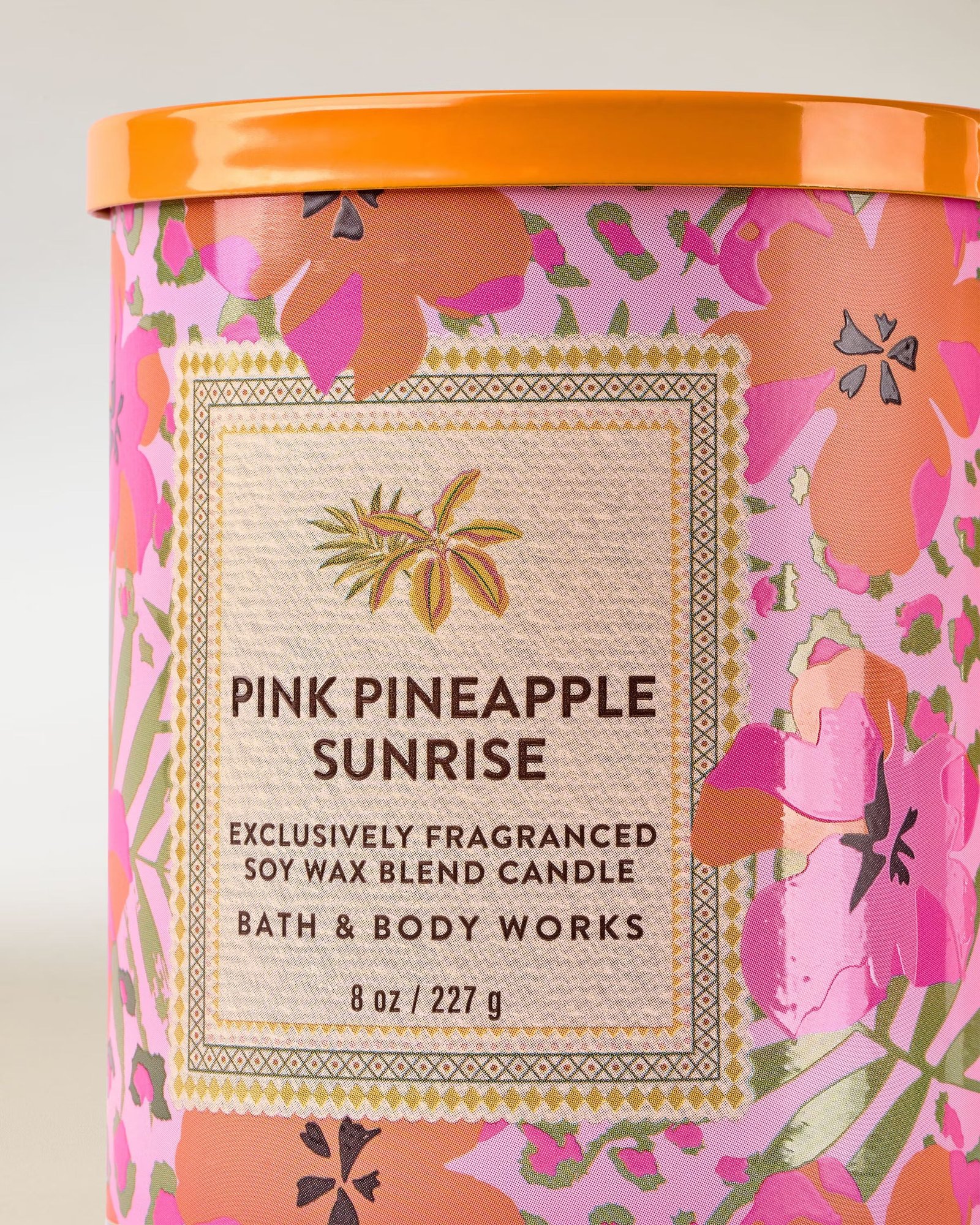 Pink Pineapple Sunrise Single Wick Candle - Image 2