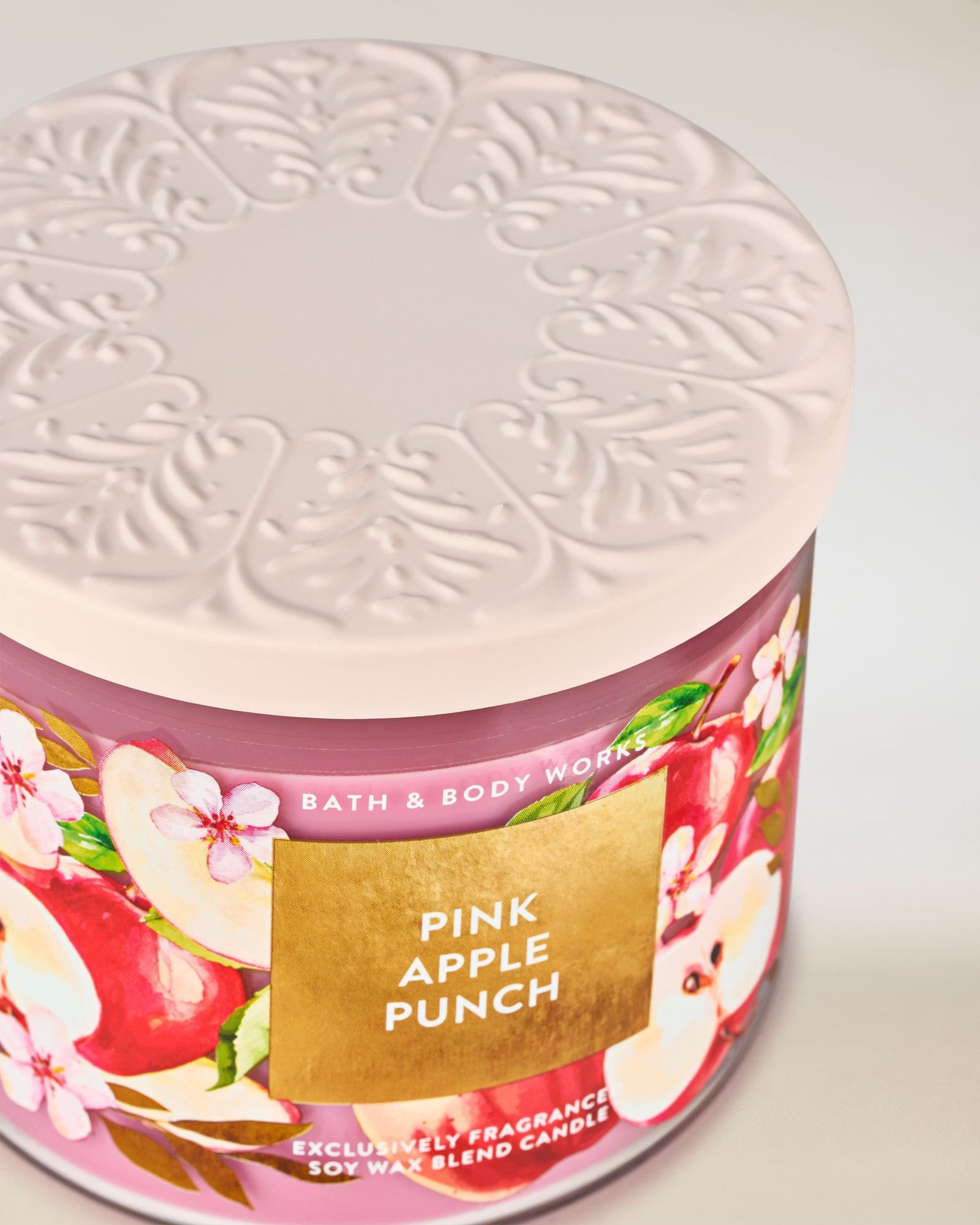 Pink Apple Punch 3-Wick Candle - Image 2