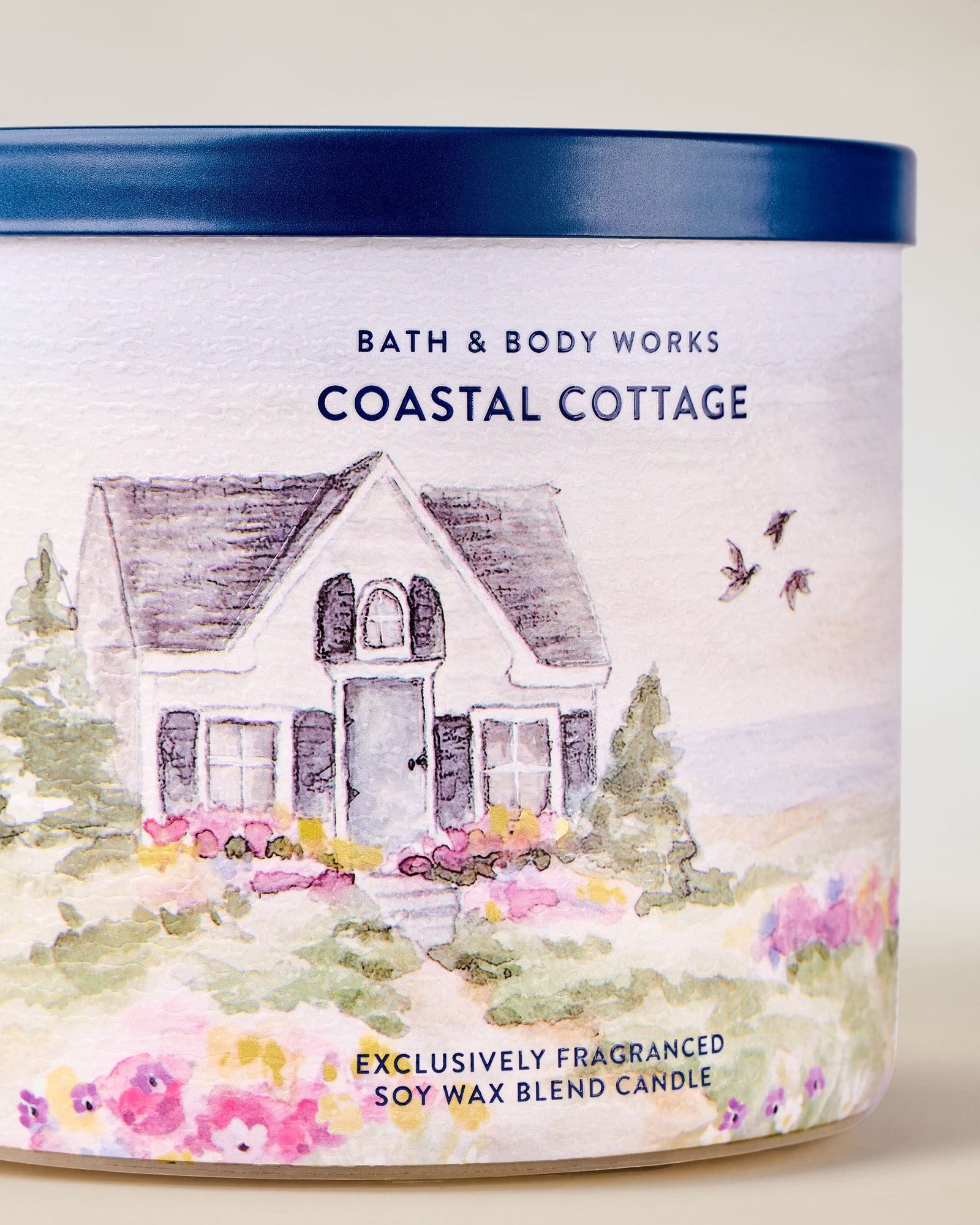 Coastal Cottage 3-Wick Candle - Image 2