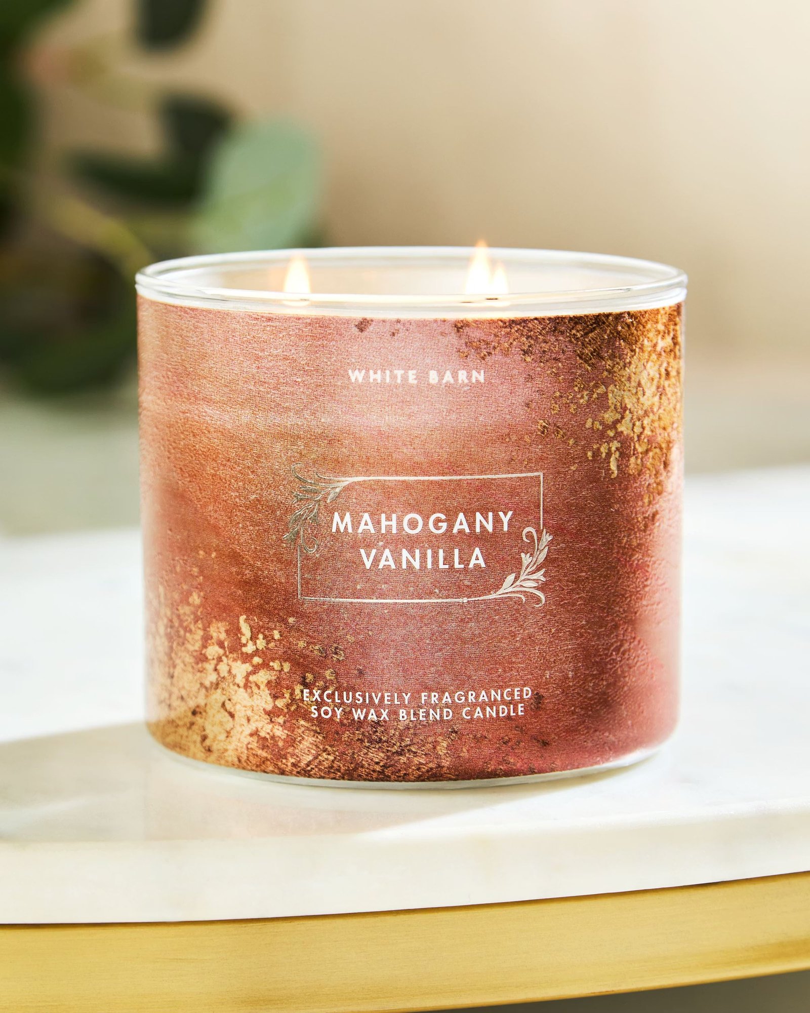 Mahogany Vanilla 3-Wick Candle - Image 5