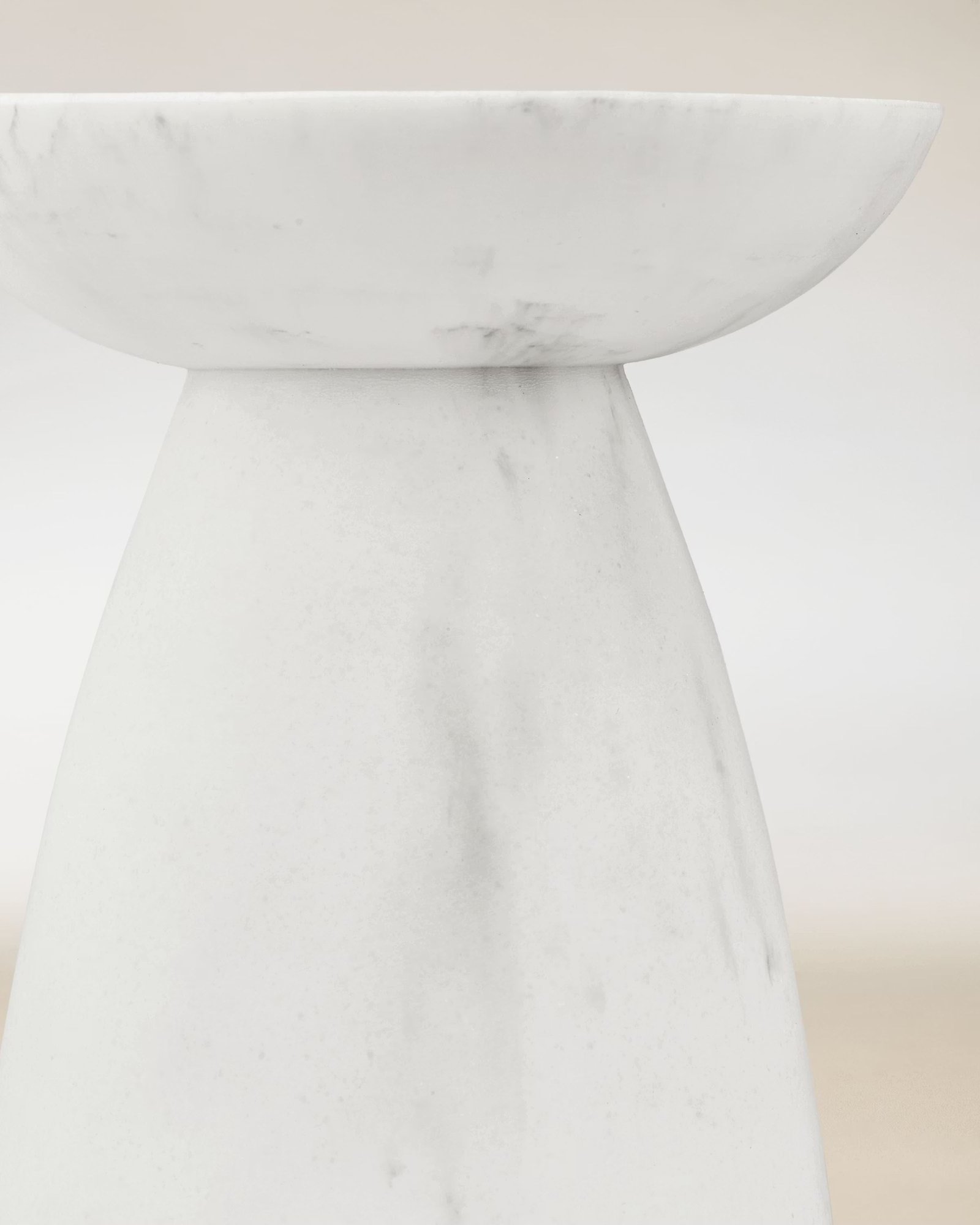 Marble Pedestal 3-Wick Candle Holder - Image 3