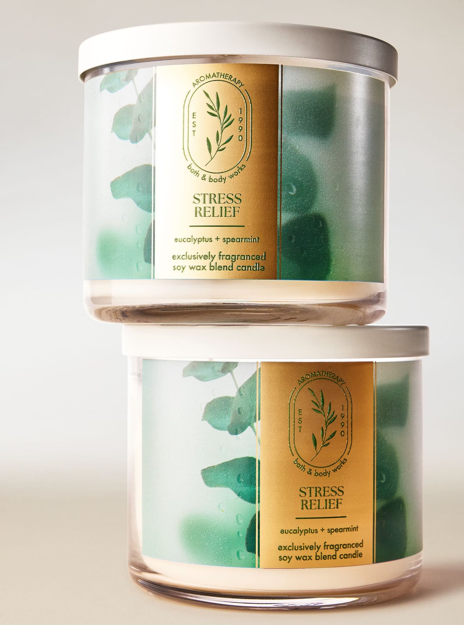 Eucalyptus Spearmint 3-Wick Candle - Image 2