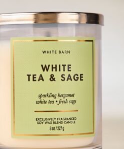 Alternative view of White Tea & Sage Single Wick Candle