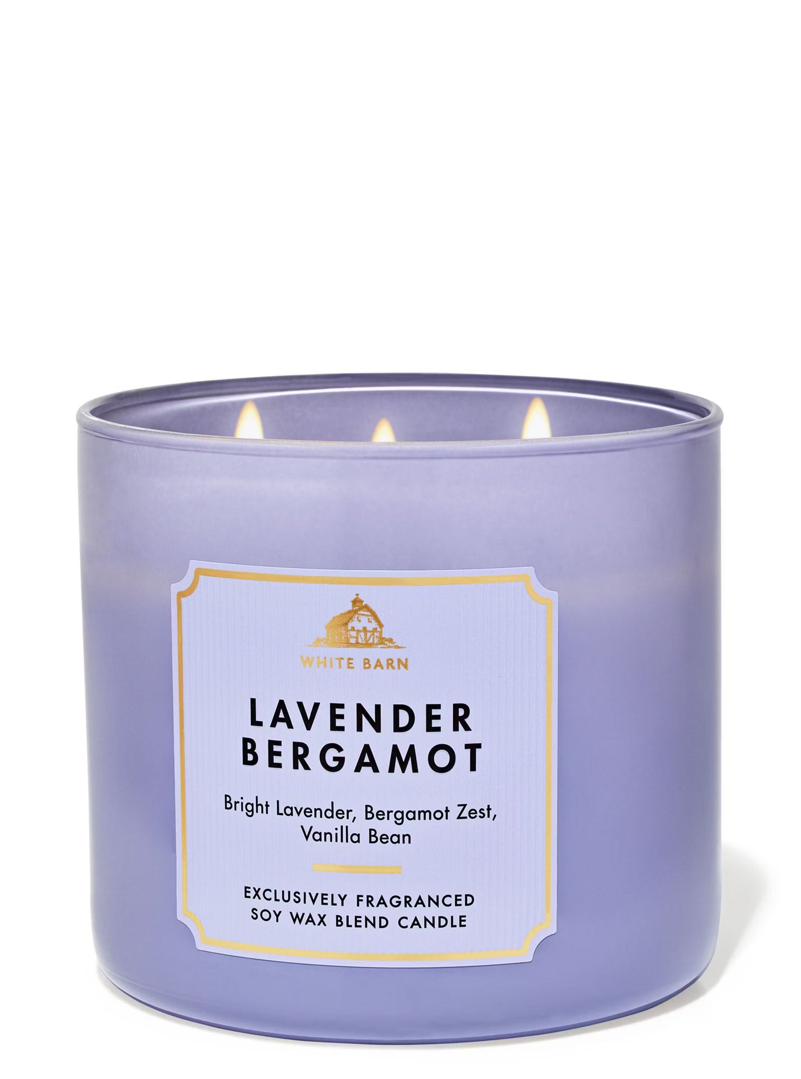 Lavender Bergamot 3-Wick Candle - Image 2