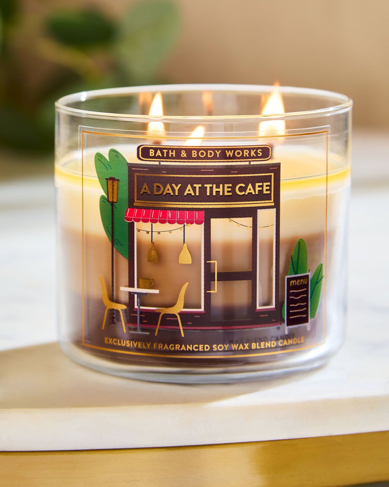 A Day At The Cafe 3-Wick Candle - Image 6