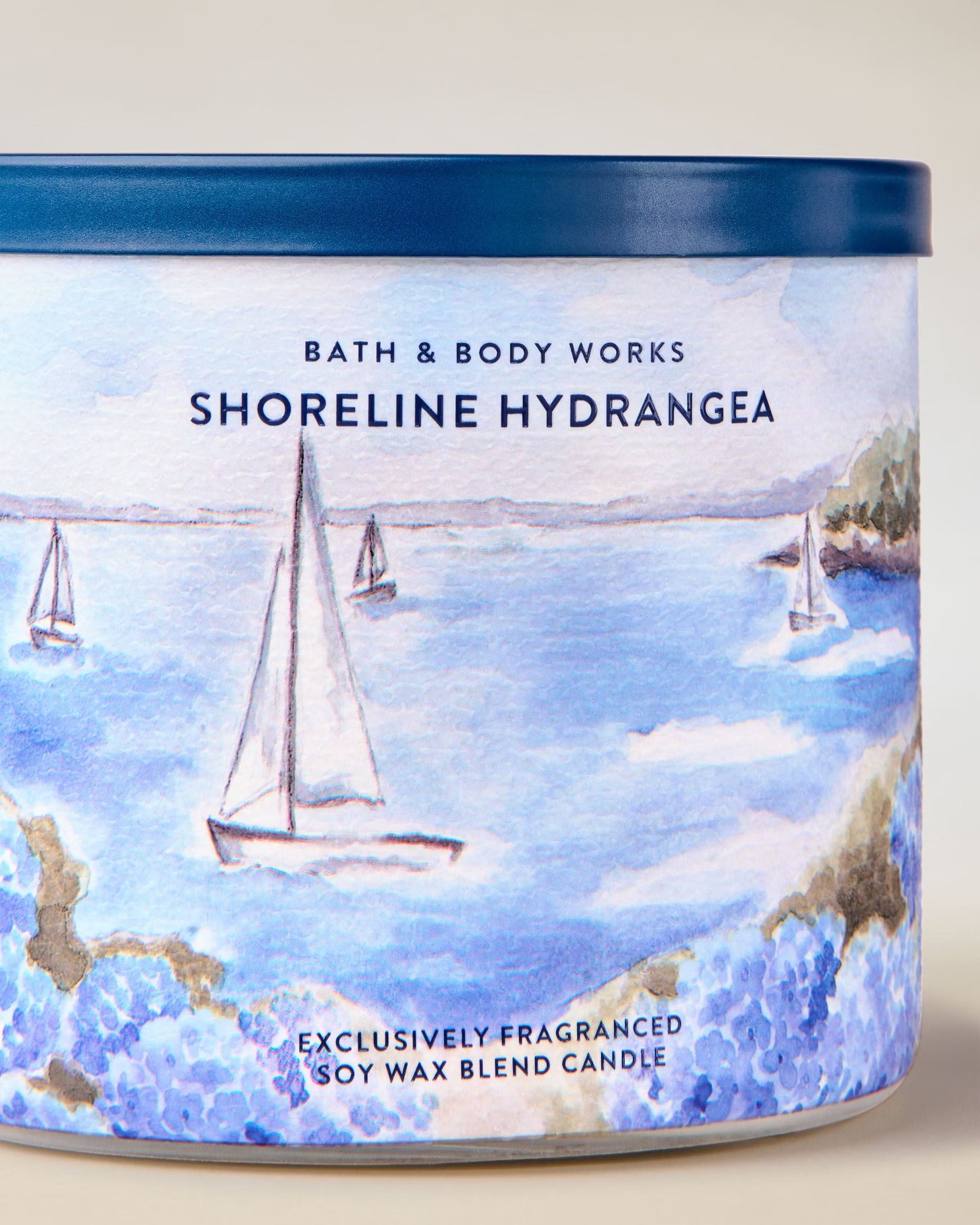 Shoreline Hydrangea 3-Wick Candle - Image 2