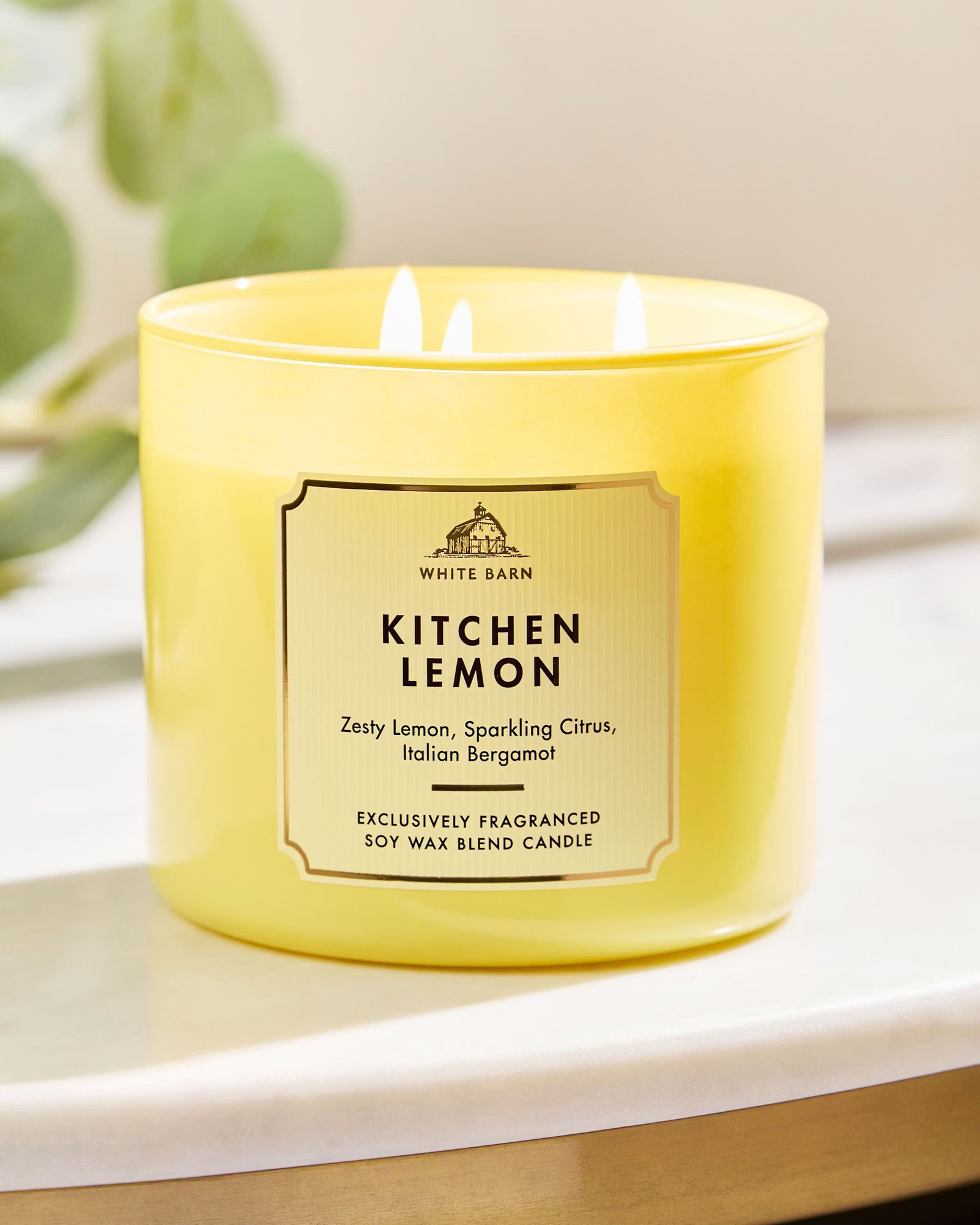 Kitchen Lemon 3-Wick Candle - Image 7