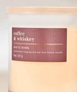 Alternative view of Coffee & Whiskey Single Wick Candle