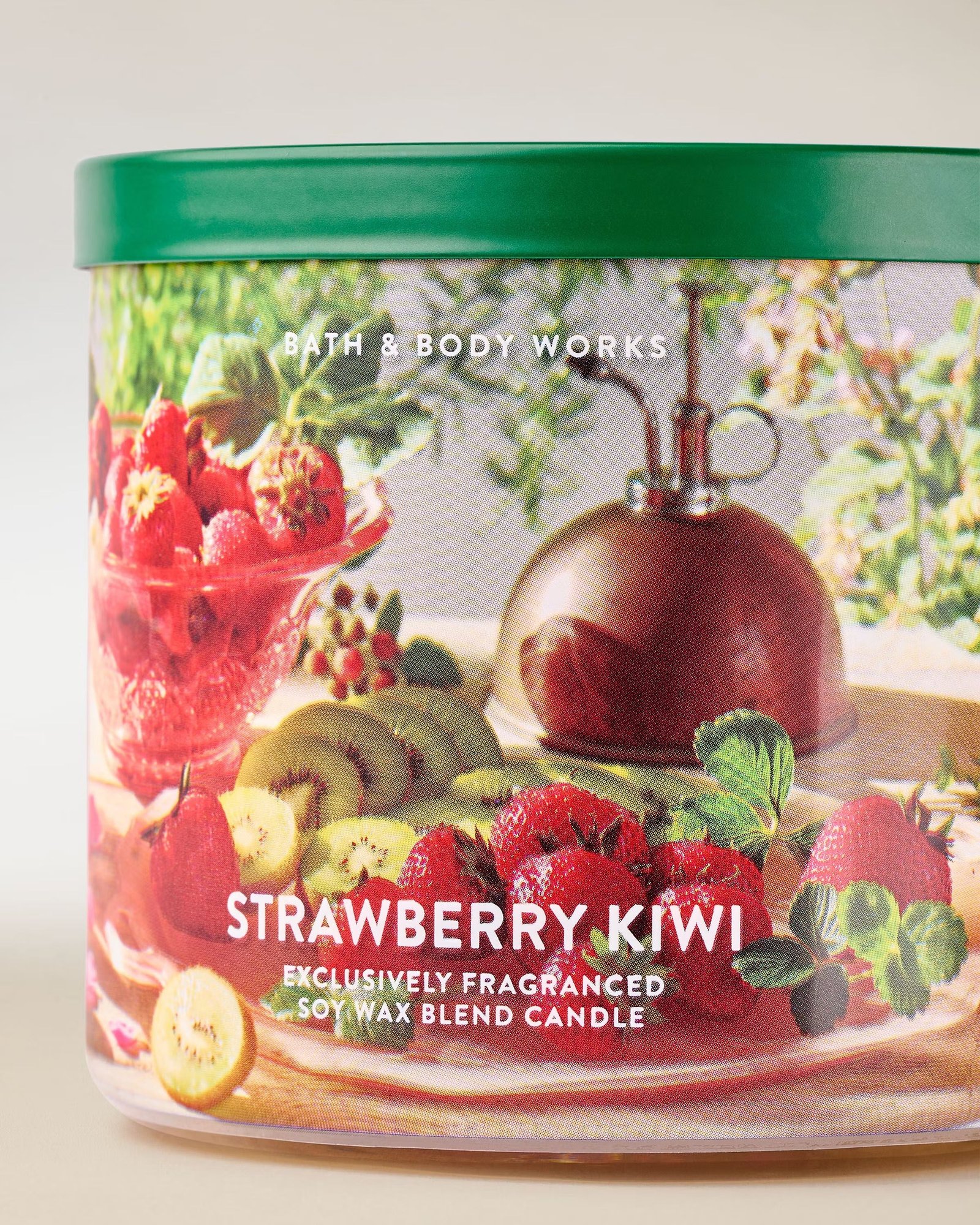Strawberry Kiwi 3-Wick Candle - Image 6