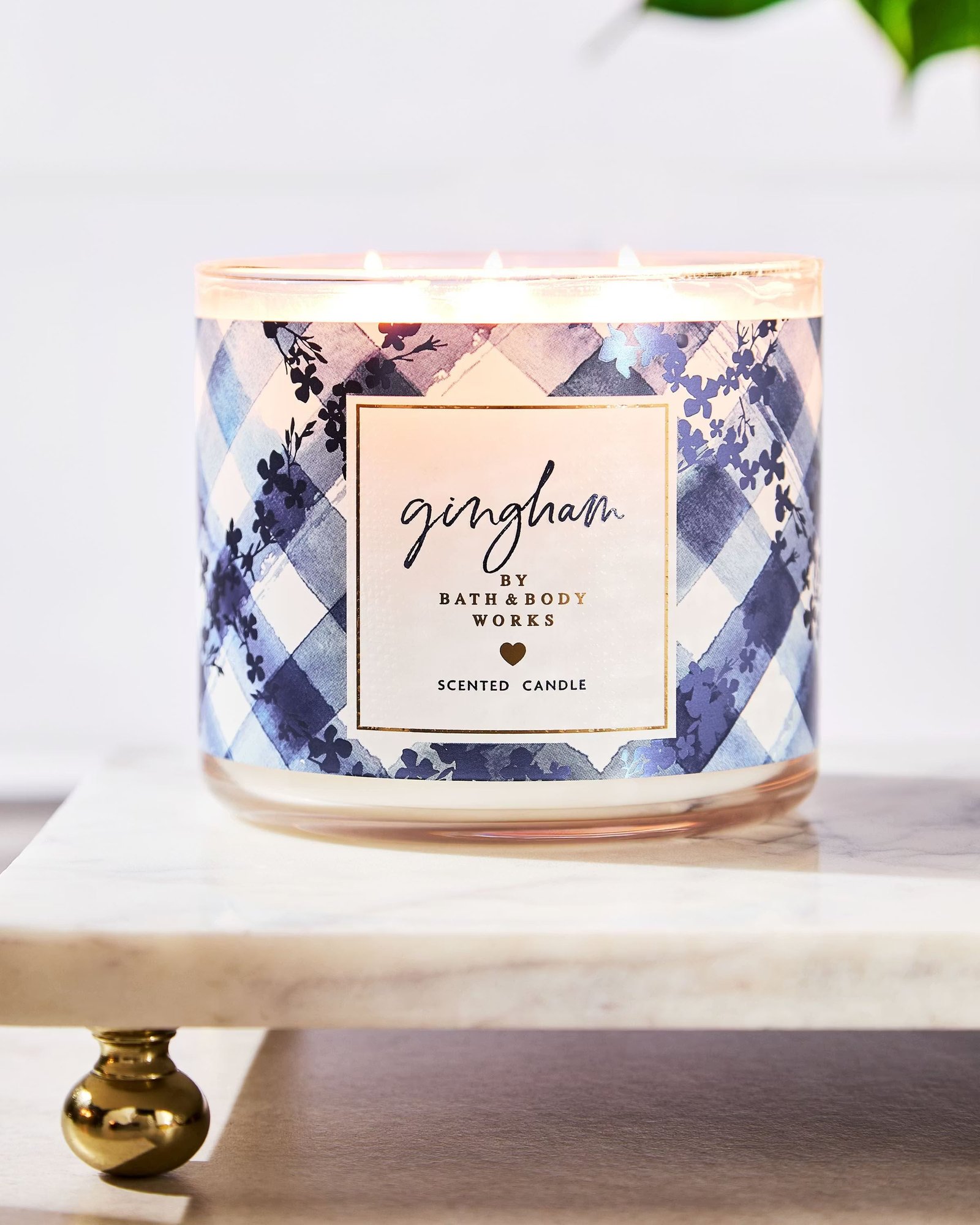 Gingham 3-Wick Candle - Image 6
