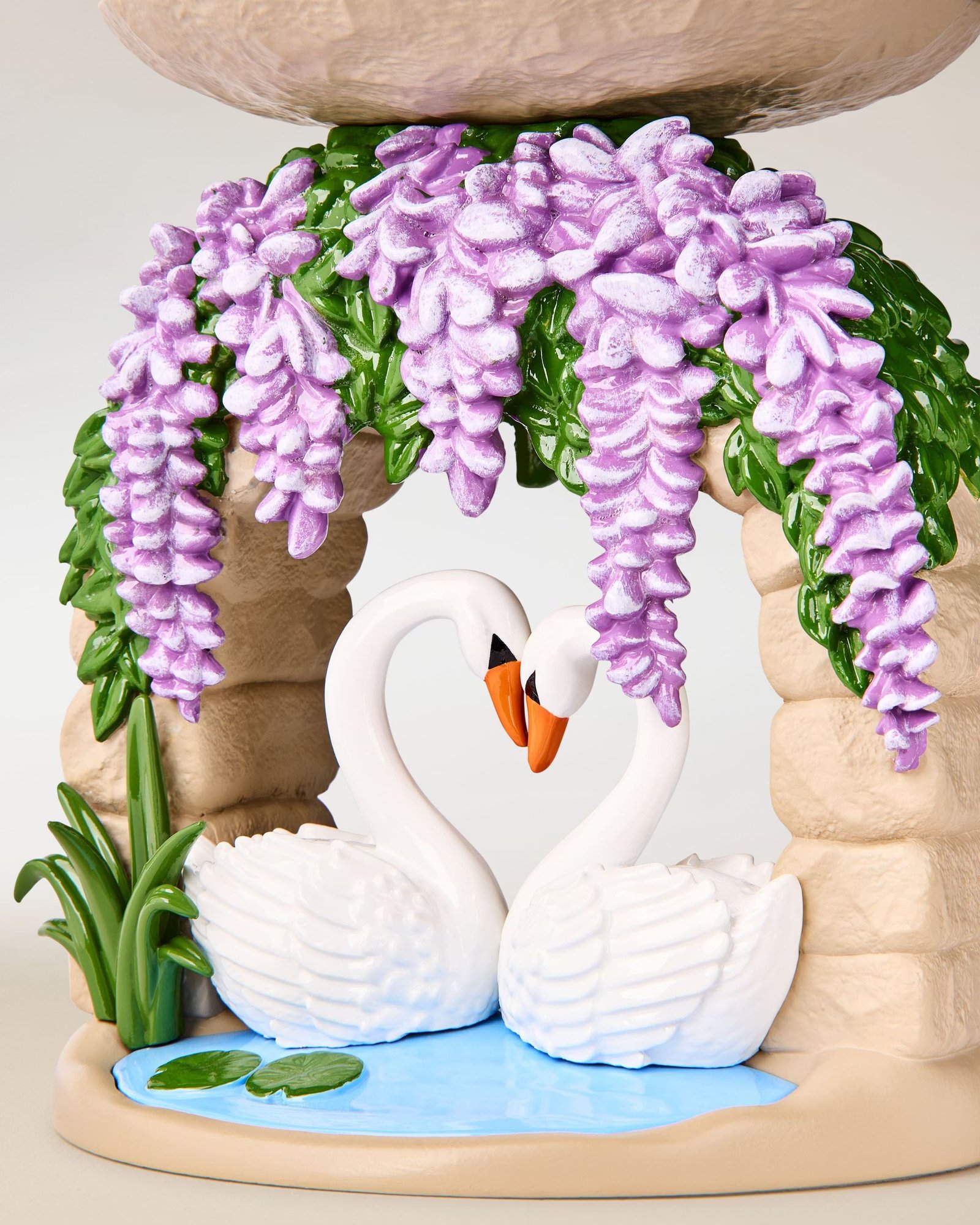 Swan Bridge Pedestal 3-Wick Candle Holder - Image 4