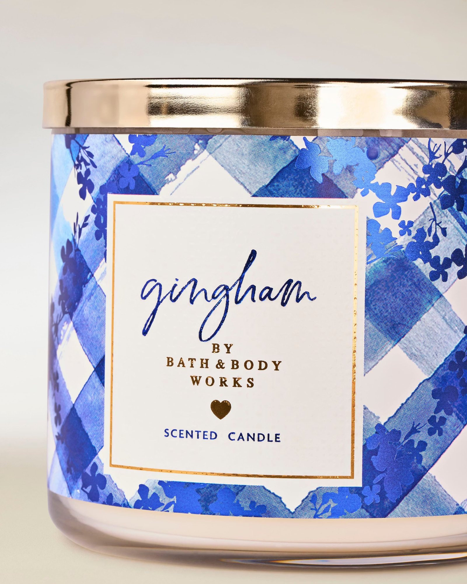 Gingham 3-Wick Candle - Image 2