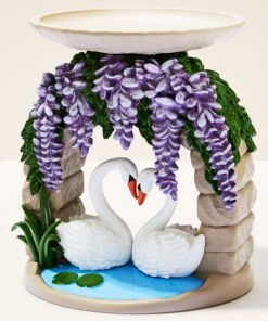 Swan Bridge Pedestal 3-Wick Candle Holder