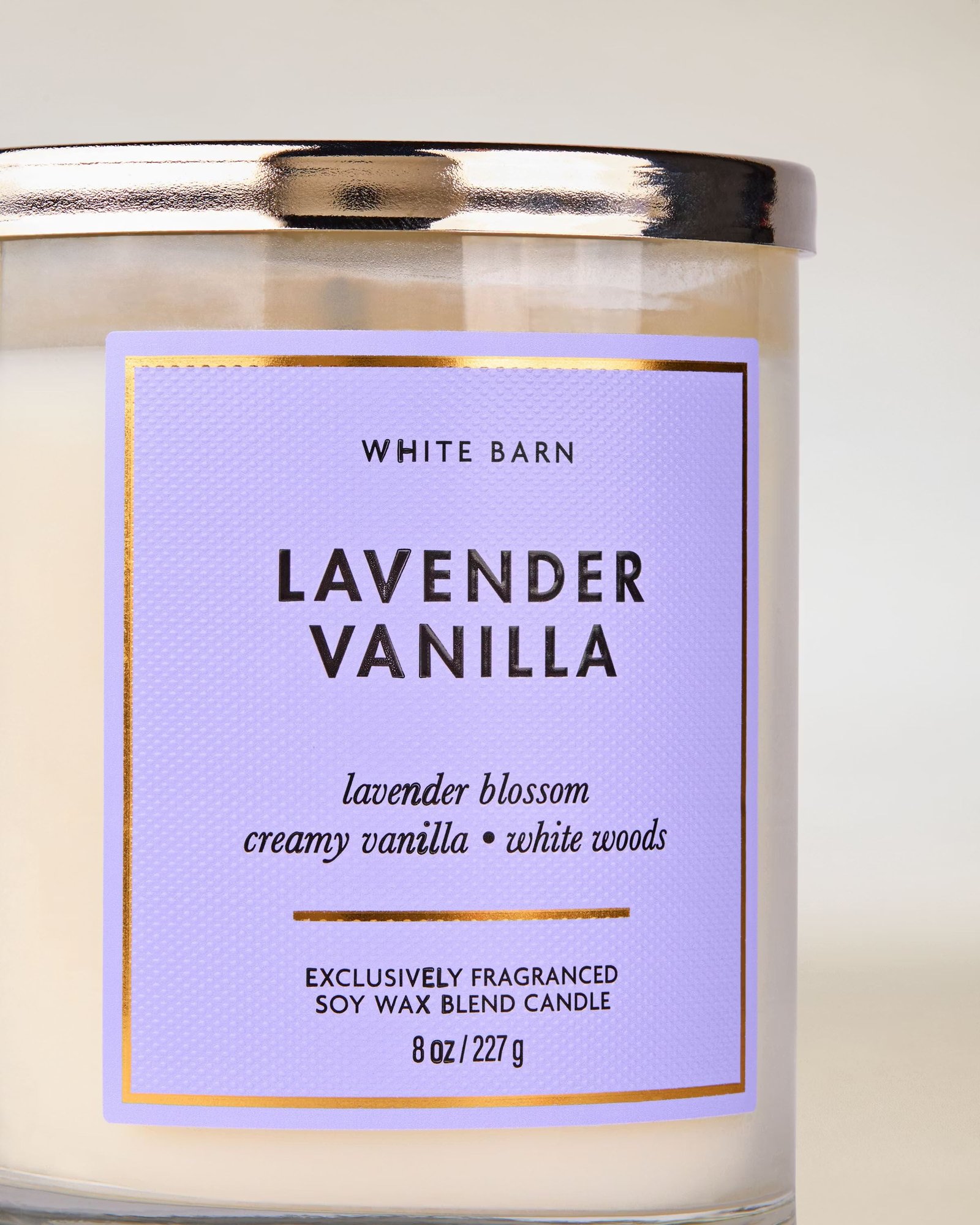 Lavender Vanilla Single Wick Candle - Image 4