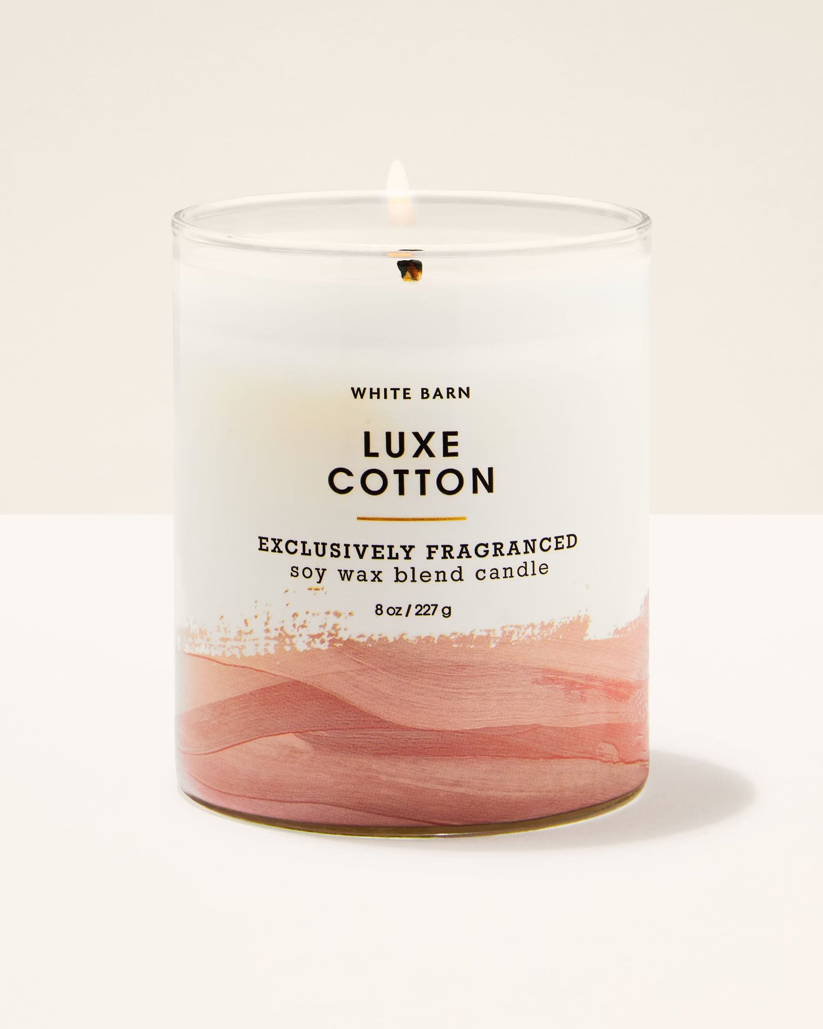 Luxe Cotton Single Wick Candle
