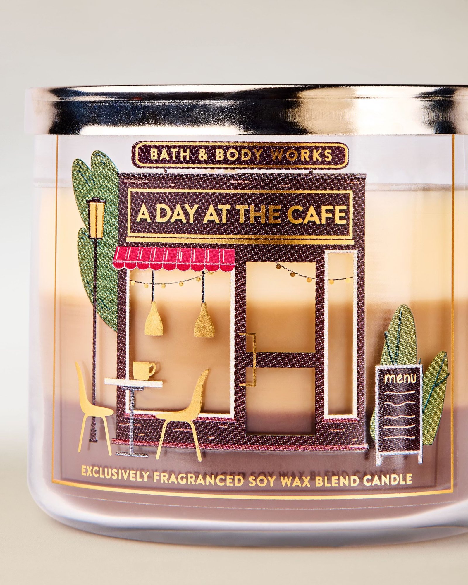 A Day At The Cafe 3-Wick Candle - Image 2