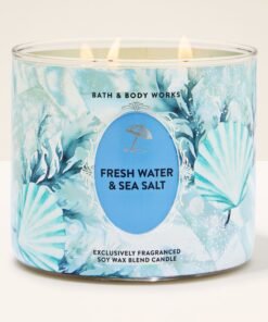 Fresh Water & Sea Salt 3-Wick Candle