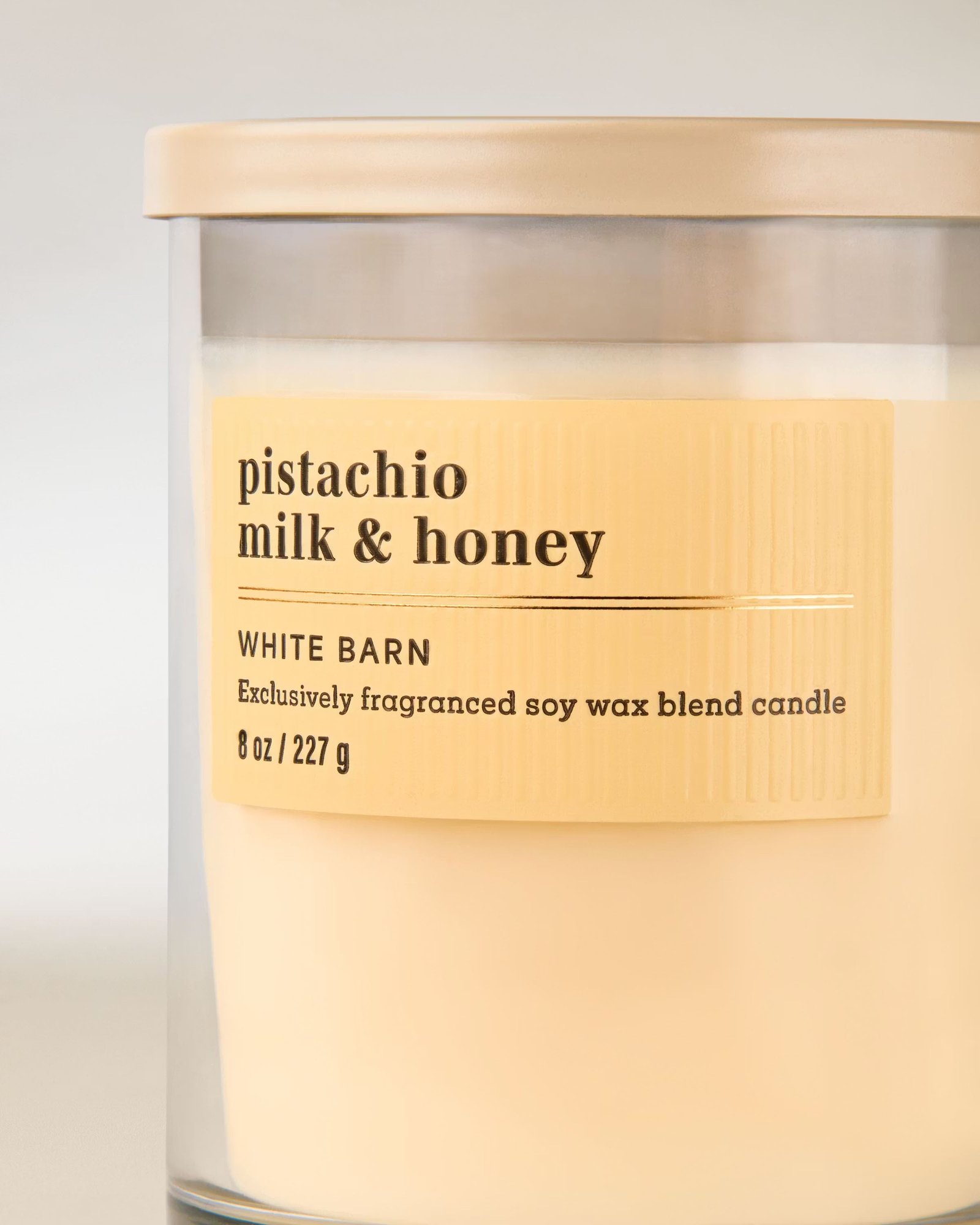 Pistachio Milk & Honey Single Wick Candle - Image 2