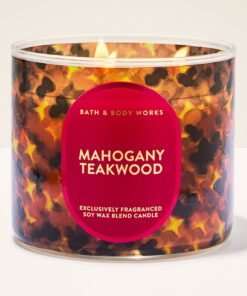 Mahogany Teakwood 3-Wick Candle