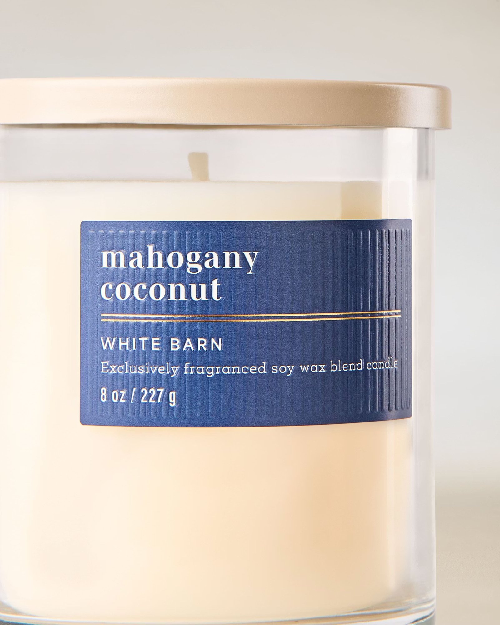 Mahogany Coconut Single Wick Candle - Image 2
